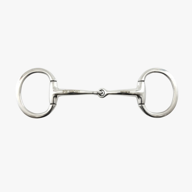 PE Jointed Flat Ring Eggbutt Snaffle