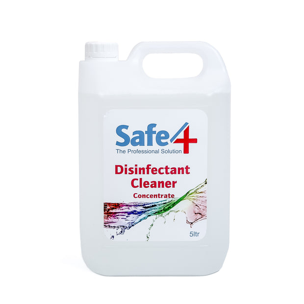 Safe4 Concentrated Disinfectant - Clear, 5L Stable & Yard