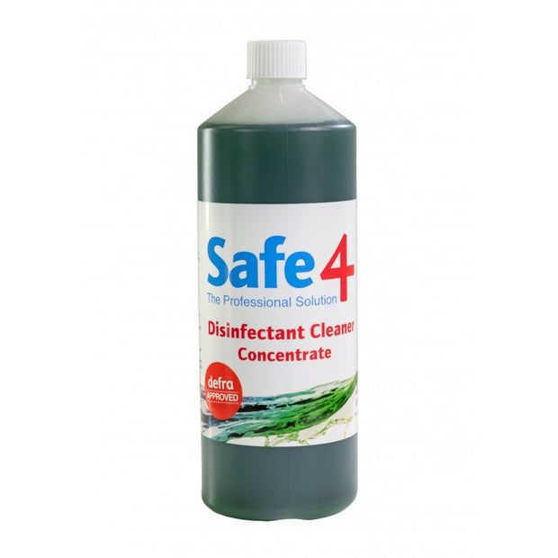 Safe4 Concentrated Disinfectant - Apple, 900ml Stable & Yard