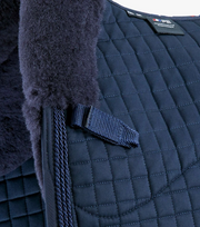 PEI Close Contact Merino Wool Dressage Saddle Pad - Navy/Navy SADDLE PADS