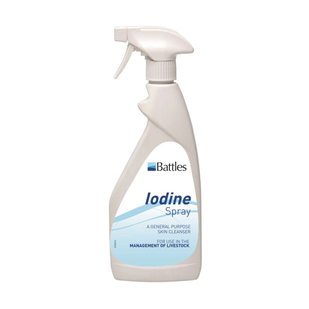 Battles 2.5% Iodine Spray (500ml) First Aid