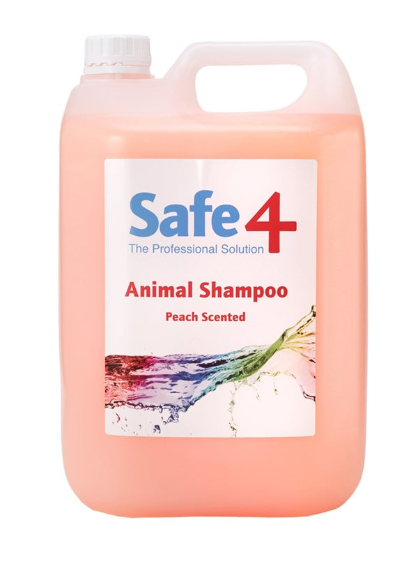 Safe4 Animal Shampoo - Peach, 5L Horse Care
