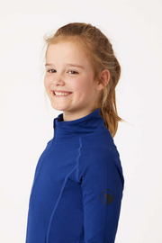 Horze Chelsea Kid's Technical Shirt (Blue)