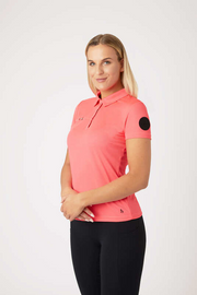 Horze Denise Women's Functional Short Sleeve Polo Shirt