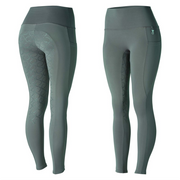 Horze Gillian Women's Full Seat Compression Tights (Teal)