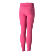 Horze Gillian Kids Compression Riding Tights (Pink)