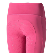 Horze Gillian Kids Compression Riding Tights (Pink)