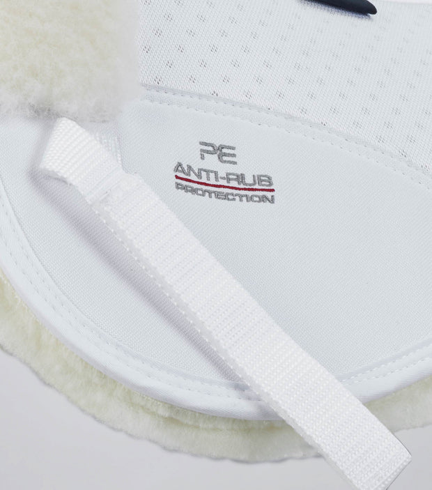 PEI Airtechnology Shockproof Wool Half Pad - White