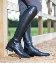 PEI Anima Ladies Synthetic Tall Riding Boot (UK7, Wide)