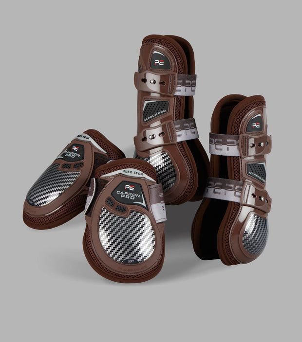 Carbon Pro Fetlock LITE Boots - Brown