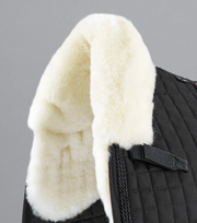 PEI Close Contact Merino Wool Dressage Pad (Black/Natural)