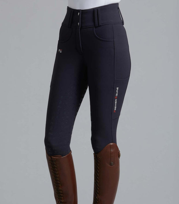 PEI Coco II Ladies Gel Full Seat Riding Breeches - Navy