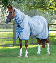 Premier Equine Combo Mesh Air Fly Rug (Blue)