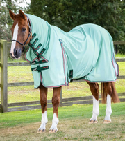 Premier Equine Combo Mesh Air Fly Rug (Mint Green)