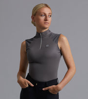 PEI Derina Ladies Sleeveless Riding Top - Grey