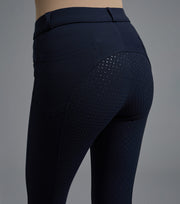 PEI Delta Ladies Full Seat Gel Riding Breeches - Navy