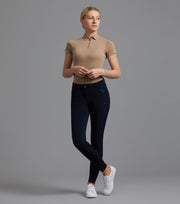 PEI Delta Ladies Full Seat Gel Riding Breeches - Navy