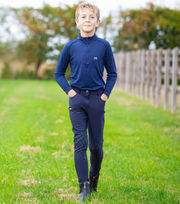 PEI Derby Boys Riding Breeches - Navy