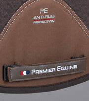 PEI Airtech Shockproof Wool Dressage Pad - Brown