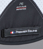 PEI Airtech Shockproof Wool Dressage Pad - White/Black