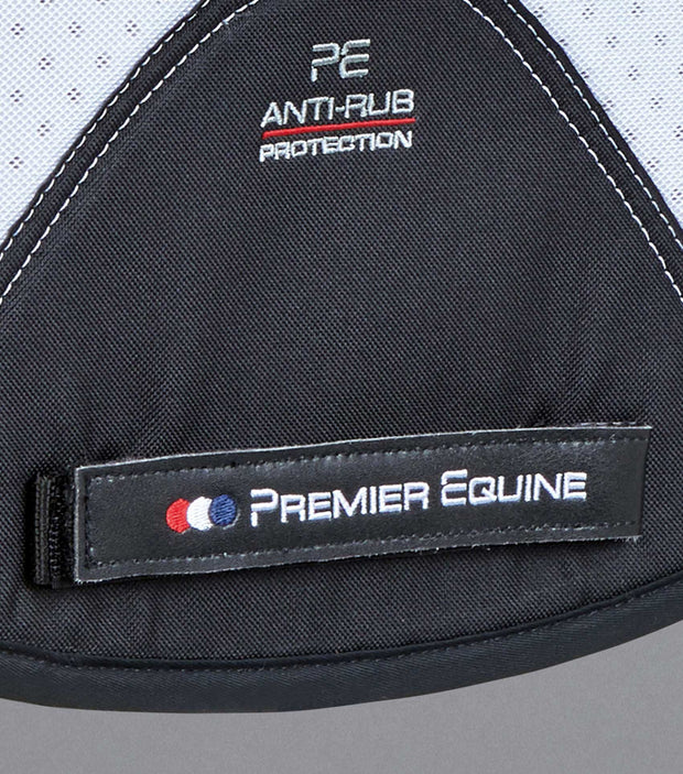 PEI Airtech Shockproof Wool Dressage Pad - White/Black