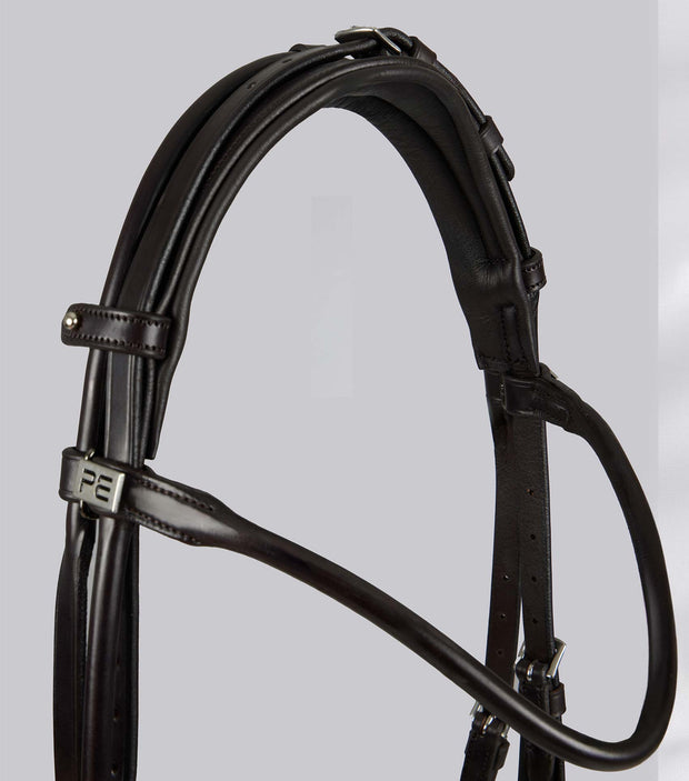 PEI Finetti Rolled Leather Snaffle Bridle