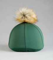 Hat Silk with PomPom (Green)