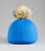 Hat Silk with PomPom - Royal Blue