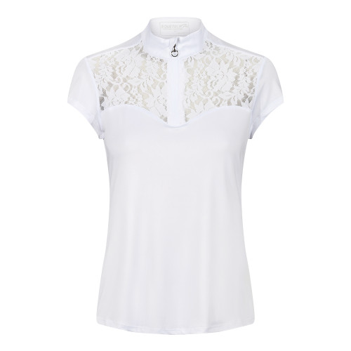 Equetech Mia Lace Competition Shirt (White)