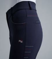 PEI Moneta Ladies Riding Breeches - Navy