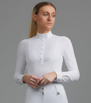 PEI Navarra Long Sleeve Show Shirt - White