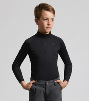 PEI Junior Ombretta Technical Riding Top - Black