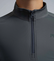 PEI Junior Ombretta Technical Riding Top - Grey