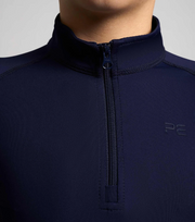 PEI Junior Ombretta Technical Riding Top - Navy