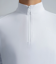 PEI Junior Ombretta Technical Riding Top - White