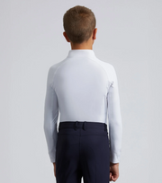 PEI Junior Ombretta Technical Riding Top - White