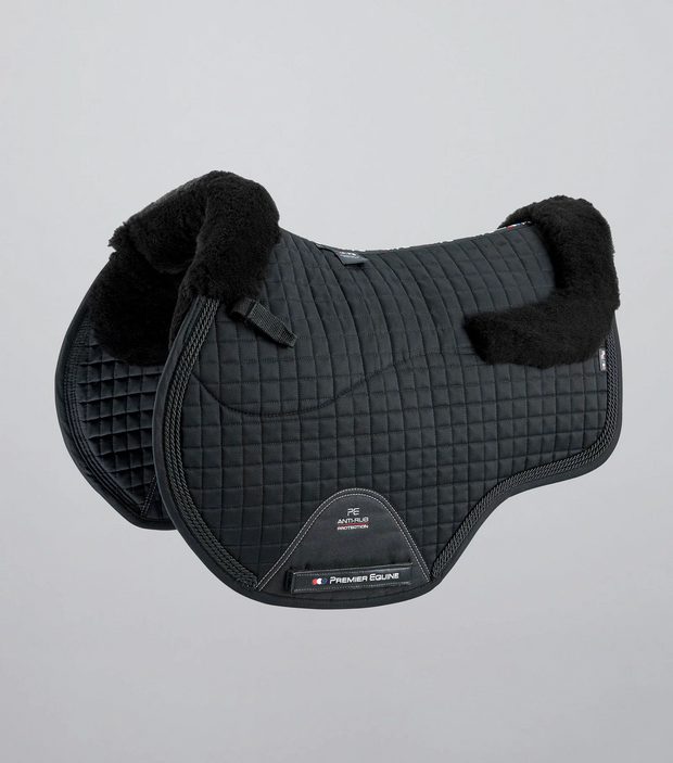 PEI Pony Close Contact Wool Lined GP/Jump Pad - Black