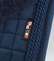 PEI Pony Close Contact Wool Lined Dressage Pad - Navy