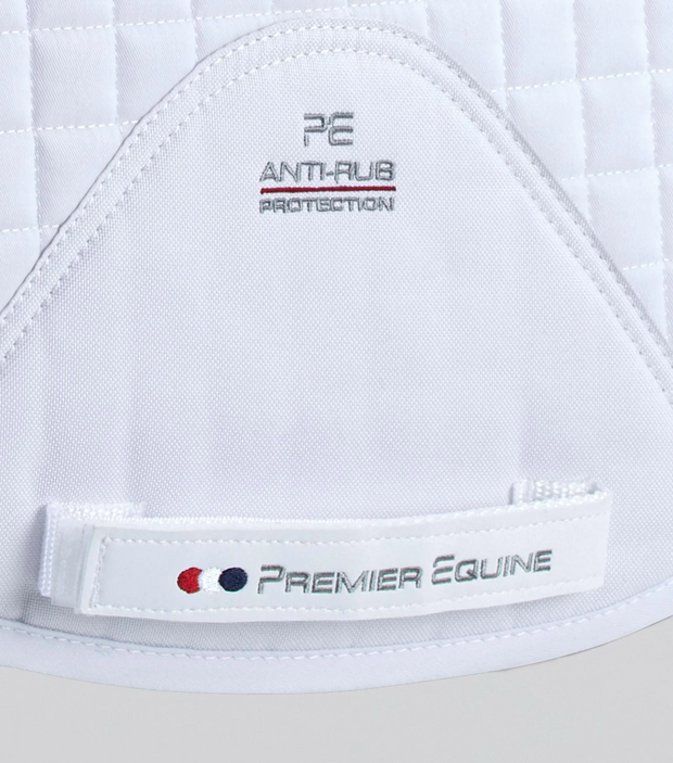 PEI Pony Close Contact Wool Lined Dressage Pad - White