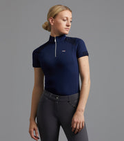 PEI Remisa Short Sleeve Riding Top - Navy