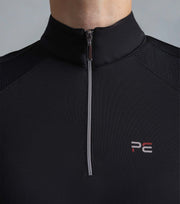 PEI Remisa Short Sleeve Riding Top - Black