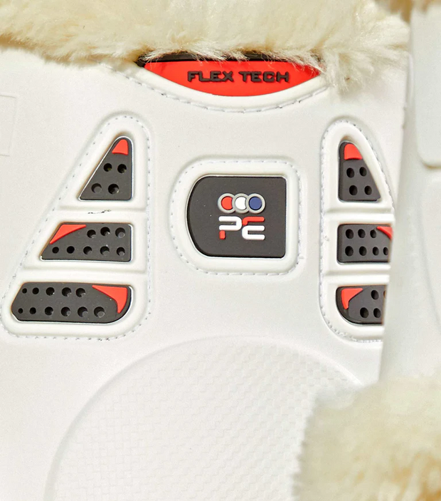 PEI Kevlar Techno Wool Fetlock Boots (White)