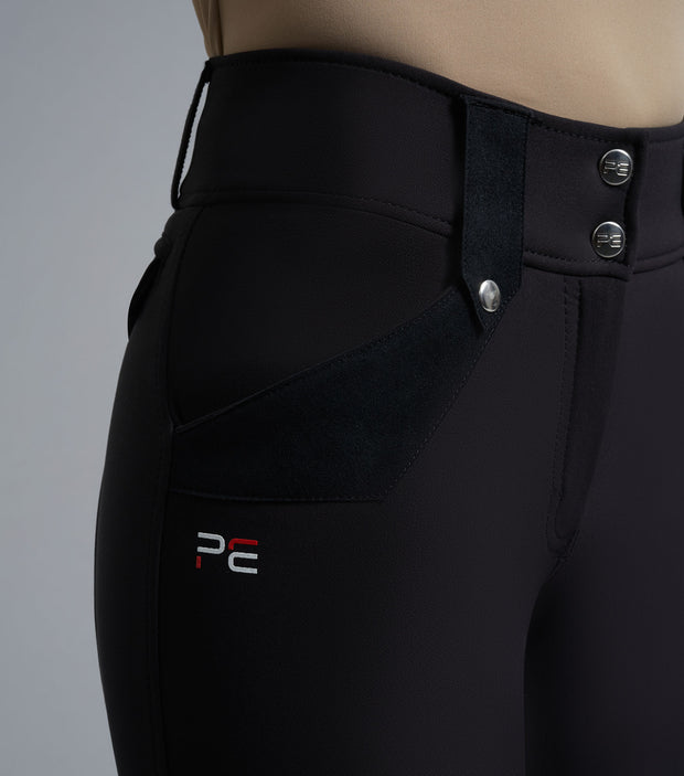 PEI Torino Ladies Full Seat Breeches - Black