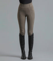 PEI Ventus Ladies Full Seat Gel Tights - Taupe