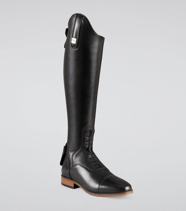 PEI Bilancio Ladies Leather Field Tall Boot - Black