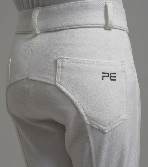 PEI Brava Girls FSG Riding Breeches (White)