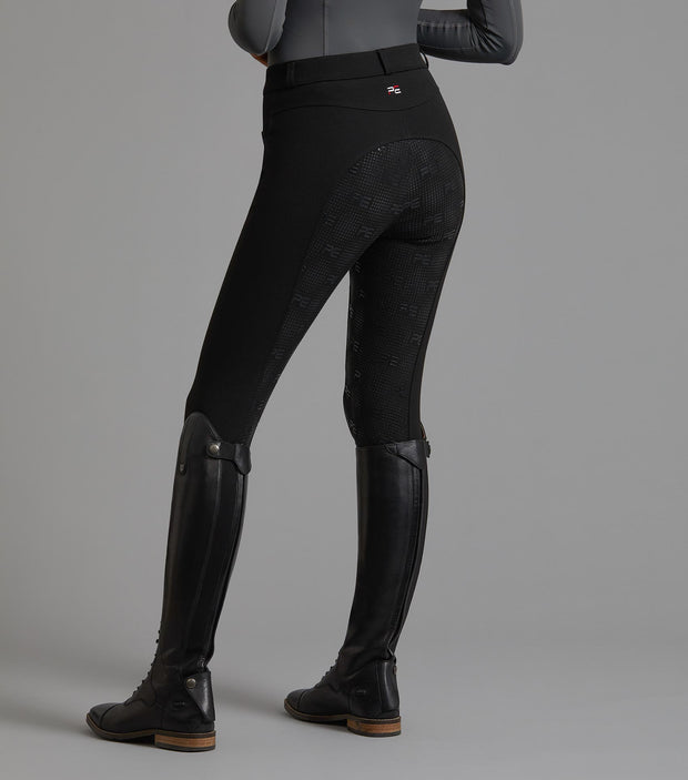 PEI Cassa Ladies Full Seat Gel Riding Breeches - Black