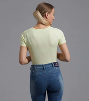 *25% Off* PEI Ladies 100% Cotton Riding Shirt (Yellow, UK12)