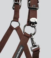 Corda Padded Head Collar with Lead Rope - Brown