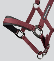 Corda Padded Head Collar with Lead - Burgundy